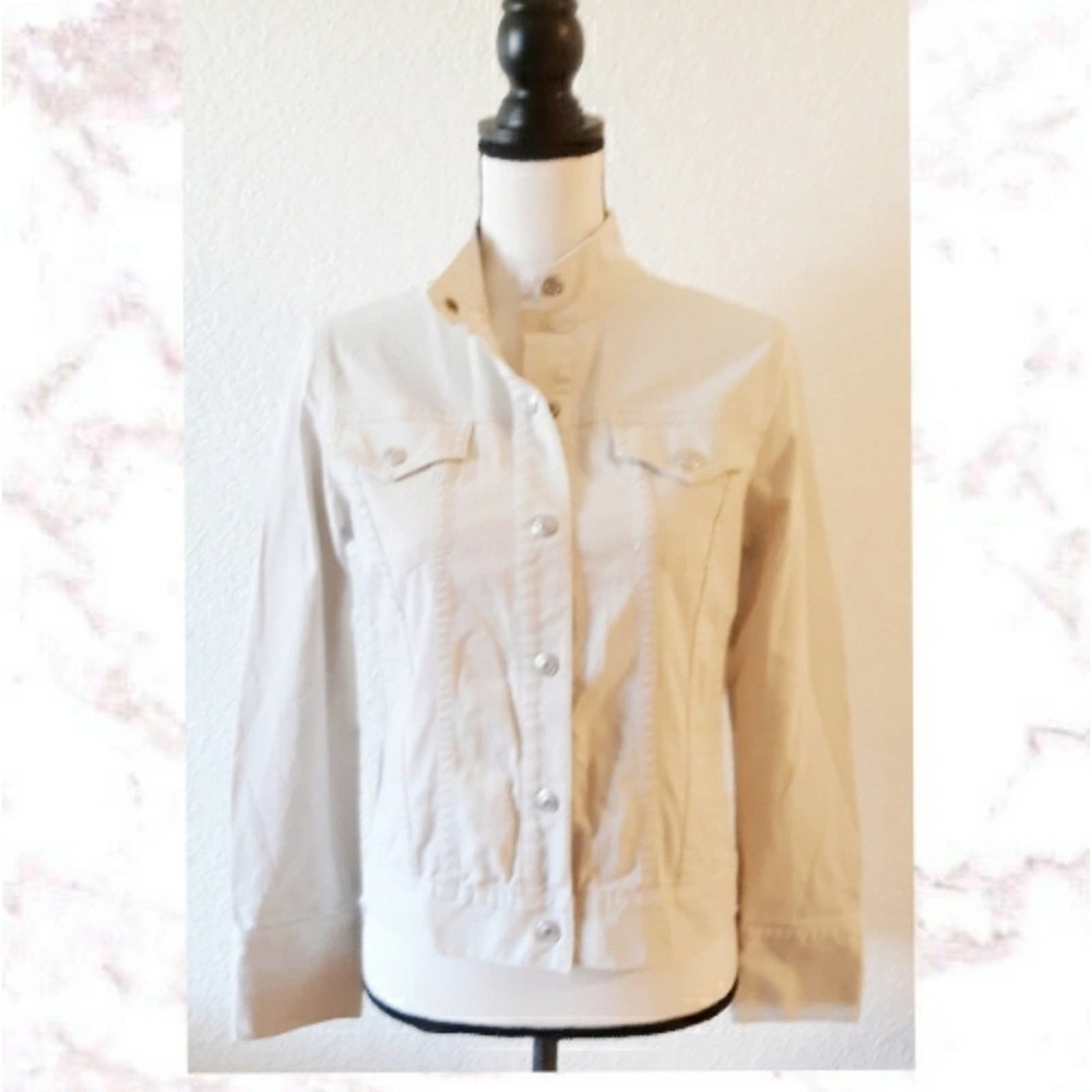 GAP Stretch Moto Jean Jacket